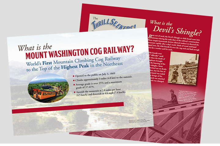 Sullivan Creative designed the new museum for the Mount Washington Cog Railway