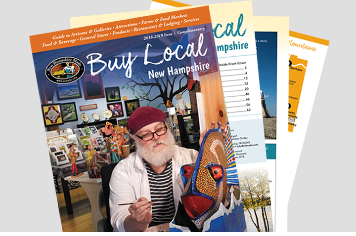 Sullivan Creative designed NH Made's printed Buy Local Guide
