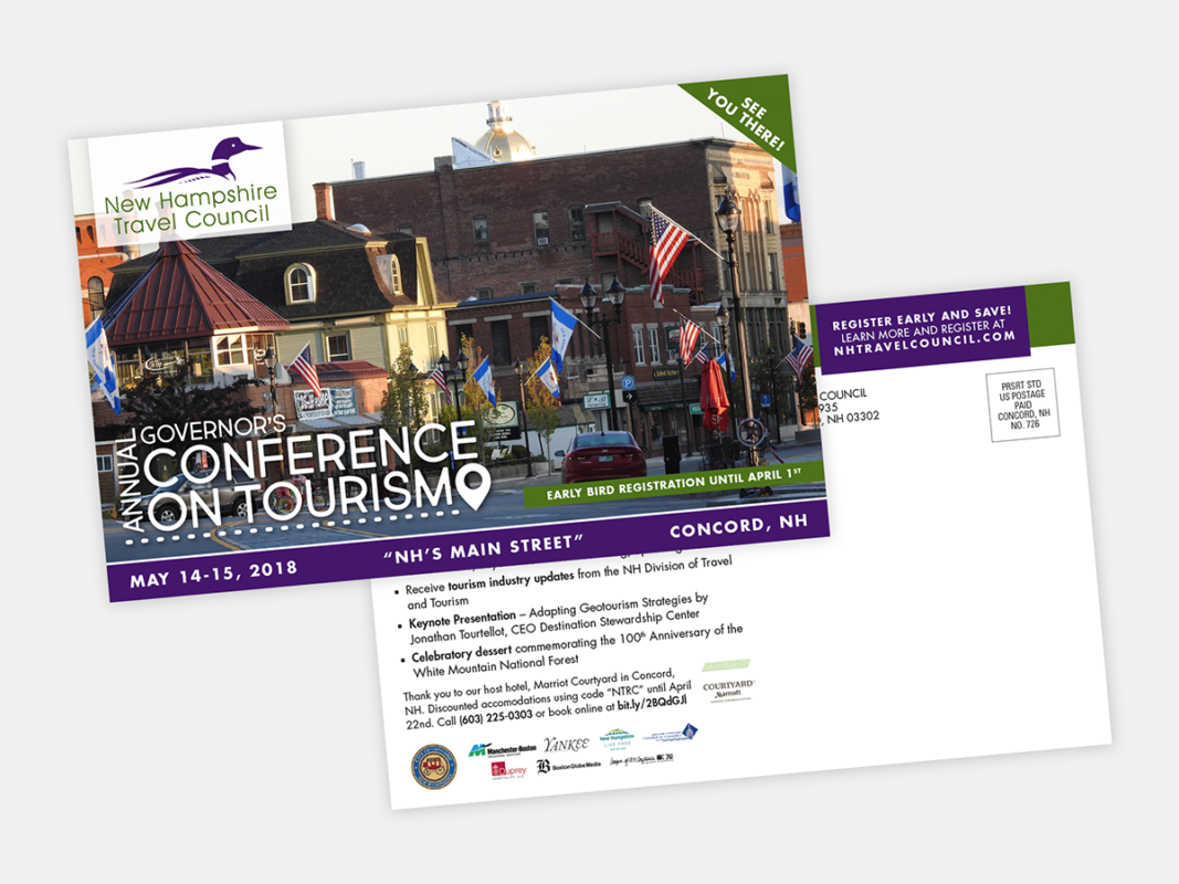 Save the Date postcard designed by Sullivan Creative