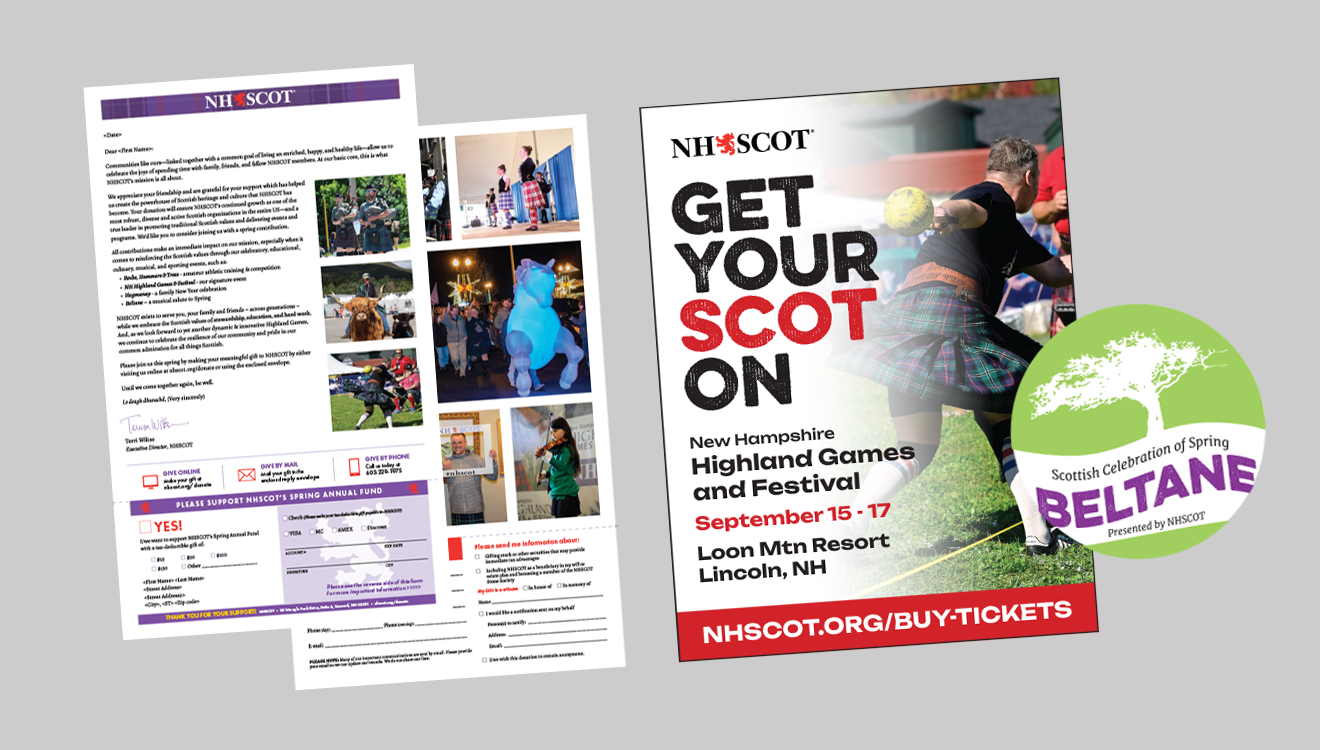 NHSCOT collateral made by Sullivan Creative